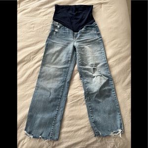 Pink Blush Maternity Denim